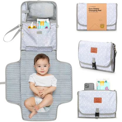 Ezee Portable Diaper Changing Pad, Foldable Changing Mat