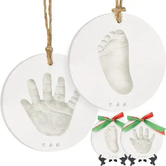 KeaBabies Adore Baby Handprint Keepsake Ornament (Glaze)
