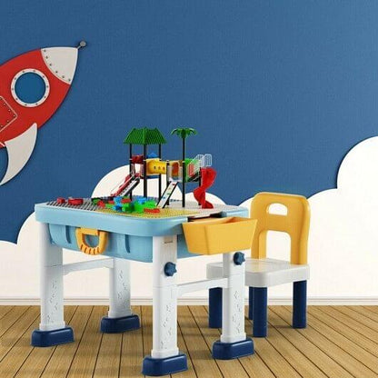 6-in-1 Kids Activity Table Set with Chair