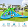 7-in-1 Inflatable Bounce House with Splashing Pool without Blower