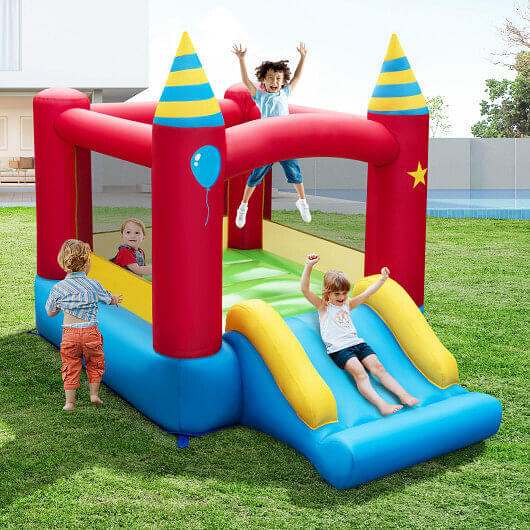 Inflatable Kids Bounce Castle with 480W Blower