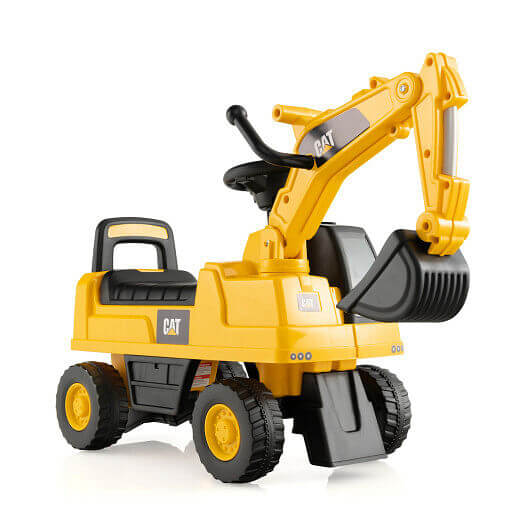 Licensed Caterpillar Kids Ride-On Digger-Yellow